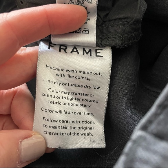 FRAME Denim Le Skinny De Jeanne Crop Jeans Size 28 - Picture 7 of 9